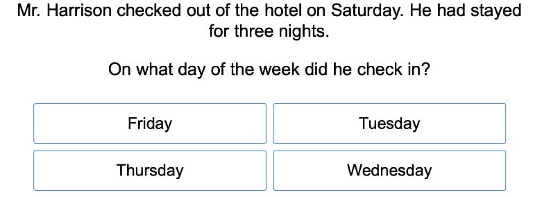 Subtraction Word Problems and Elapsed Time