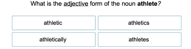 Suffixes To Make Adjectives and Adverbs