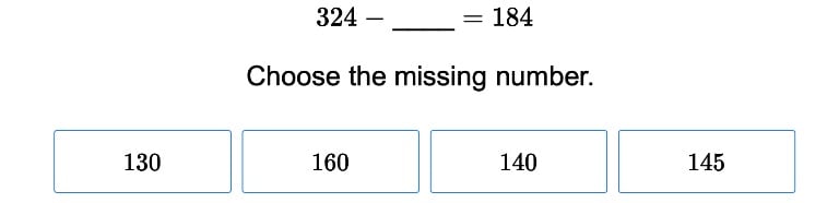 Three Digit Subtraction and Missing Factors