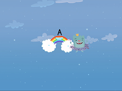 Alphabet Cloud Catcher: A-G large image