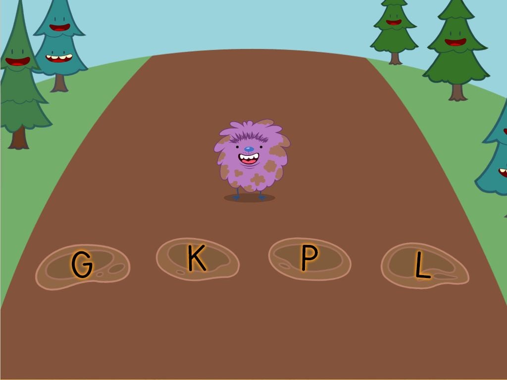 Uppercase Alphabet Hopper