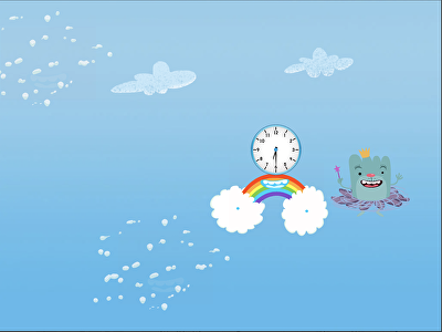 Cloud Catcher: Telling Time to the Half-Hour large image