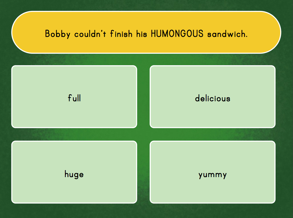 Context Clues Quiz