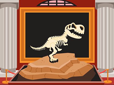 Dino Bones: Word Problems With Multiplying Mixed Numbers large image