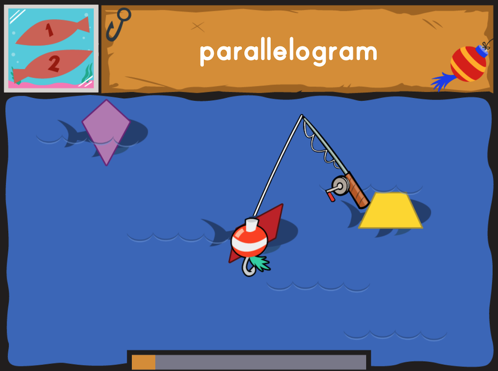 Dino Fishing: Identifying Quadrilaterals