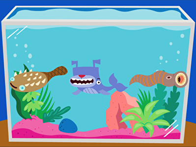 Dino Fishing: Multiplication Word Problems large image
