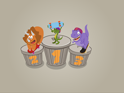 Dino Skateboarding: Which Factor Does Not Belong? large image