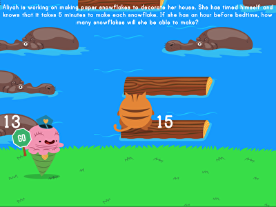 Jumpy: Mixed Practice Word Problems (Game 1) large image