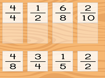 Match: Equivalent Fractions large image