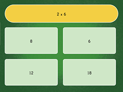 Multiply by 6 Quiz large image