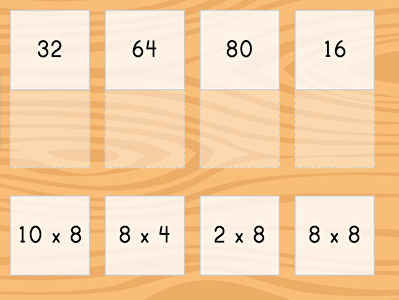 Multiply by 8: Matching large image