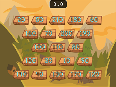 Number Chop: Skip Counting by 10 (Game 1) large image