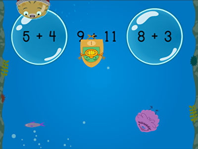 Treasure Diving: Compose Numbers to Make 20 (Game 1) large image