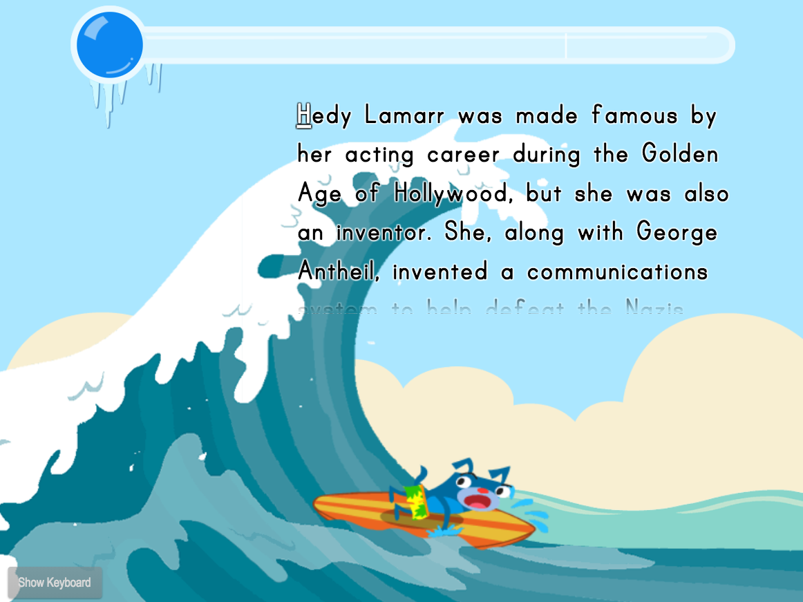 Typing Paragraphs for Speed: Fun Facts Surfing