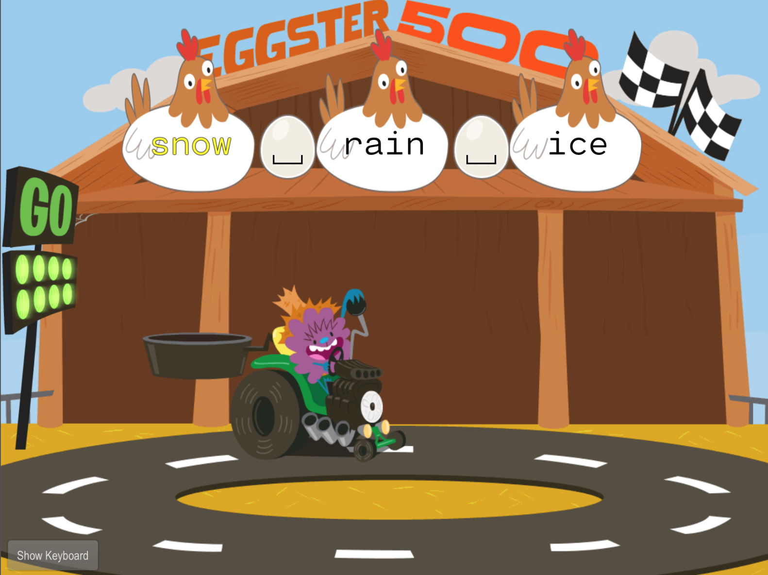 Typing Words: Weather Words