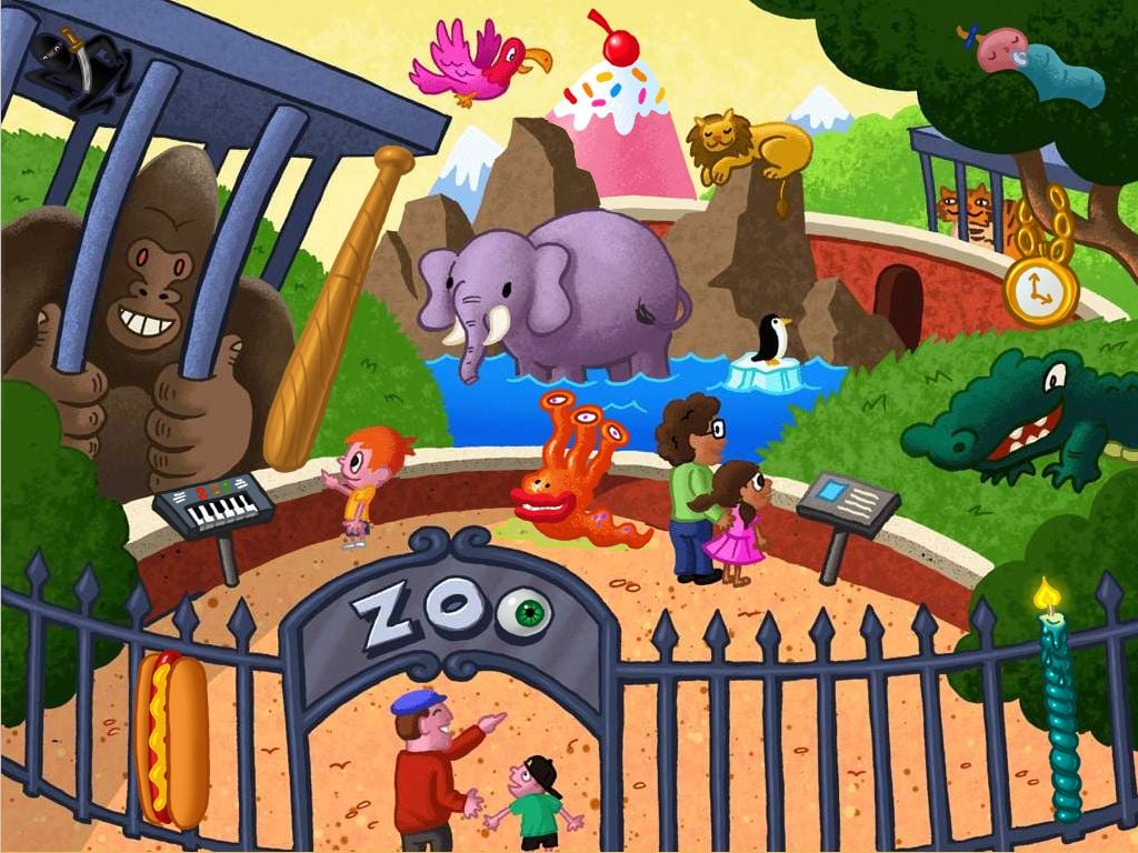 Find the Zany Zoo Objects