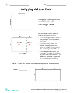 Multiplying with Area Model