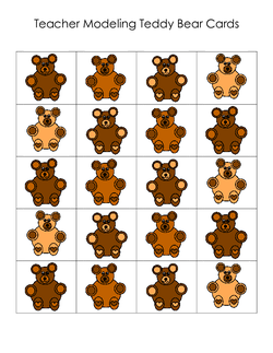 Teacher Modeling Cards