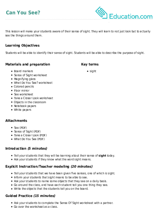 Can You See?