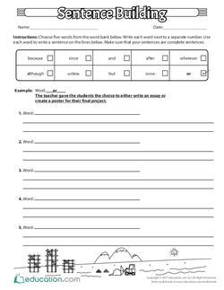 Sentence Building