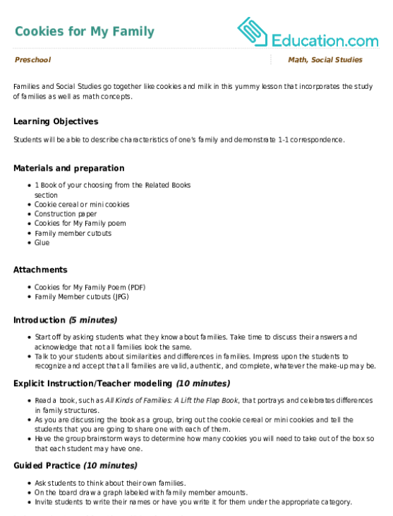 Cookies for My Family