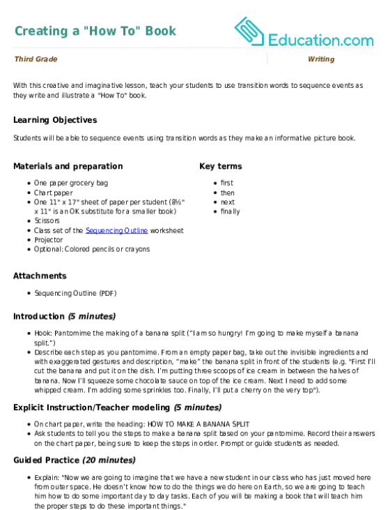 Creating a