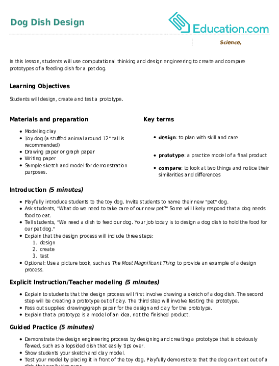 Dog Dish Design large image