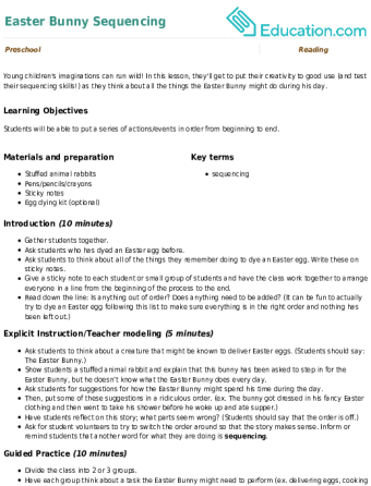 Easter Bunny Sequencing large image