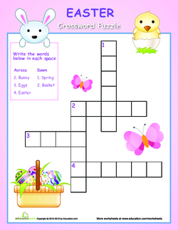Easter Crossword Puzzle
