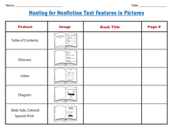 Hunting for Nonfiction Text Features in Pictures