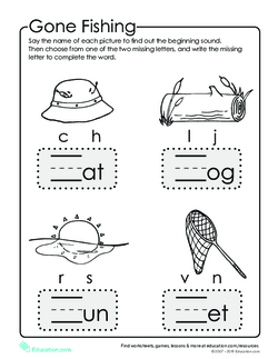 Make a Word: Write the Missing Letter
