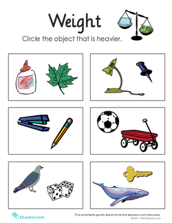 Heavy or Light: Measuring Weight