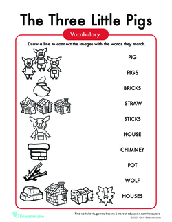 The Three Little Pigs Words
