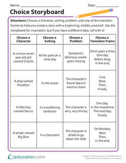Choice Storyboard