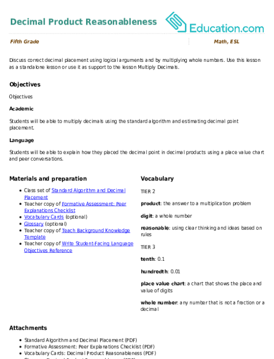 Decimal Product Reasonableness large image