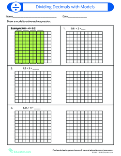 EL Support Lesson: Dividing Decimals | Lesson Plan | Education.com el-support-lesson-dividing-decimals-lesson-plan-education-com
