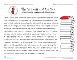 Character Traits: Princess and the Pea