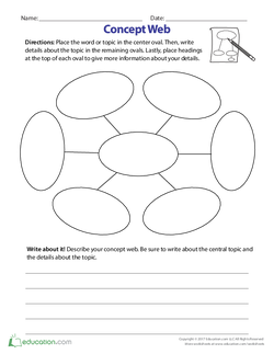 Graphic Organizer Template: Concept Web