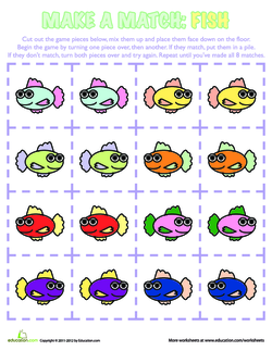 Fish Matching Game