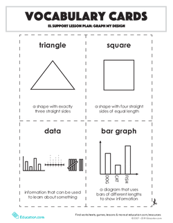 Vocabulary Cards: Graph My Design