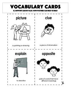 Vocabulary Cards: How Pictures Can Help Us Read
