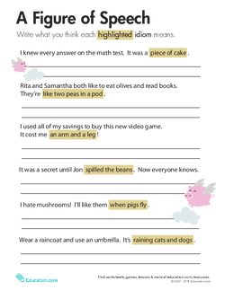 Idioms: A Figure of Speech