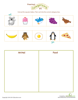 Cut and Categorize #1