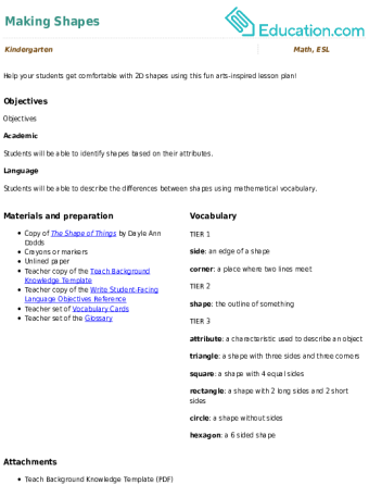 Making Shapes large image