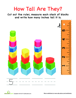 How Tall Are They: Blocks