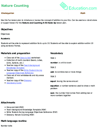 Nature Counting large image