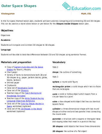 Outer Space Shapes large image