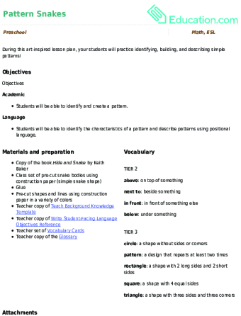 Pattern Snakes large image