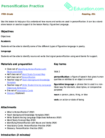 Personification Practice large image