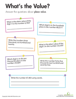 Place Value: What's the Value?